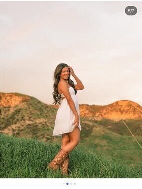 La Hearts White Strapless Mini Dress